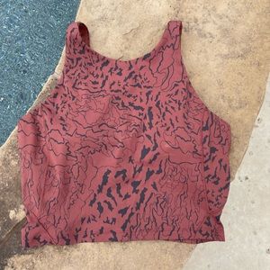 Lululemon Align High-neck Tank Top size 10.  Rust color.  EUC, no tags.
